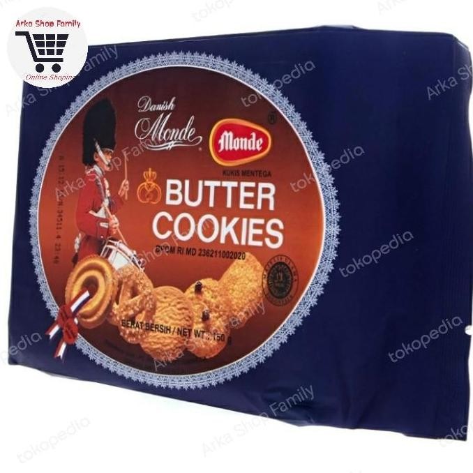 

Monde Butter Cookies 150gr - Kue Kering Mentega Kaleng Premium Stok Terbatas