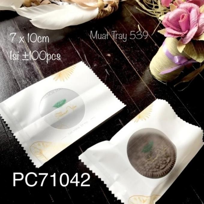 

Plastik Cookies PC71042 - Kemasan Mika Nastar / Thank You Daun Stok Terbatas