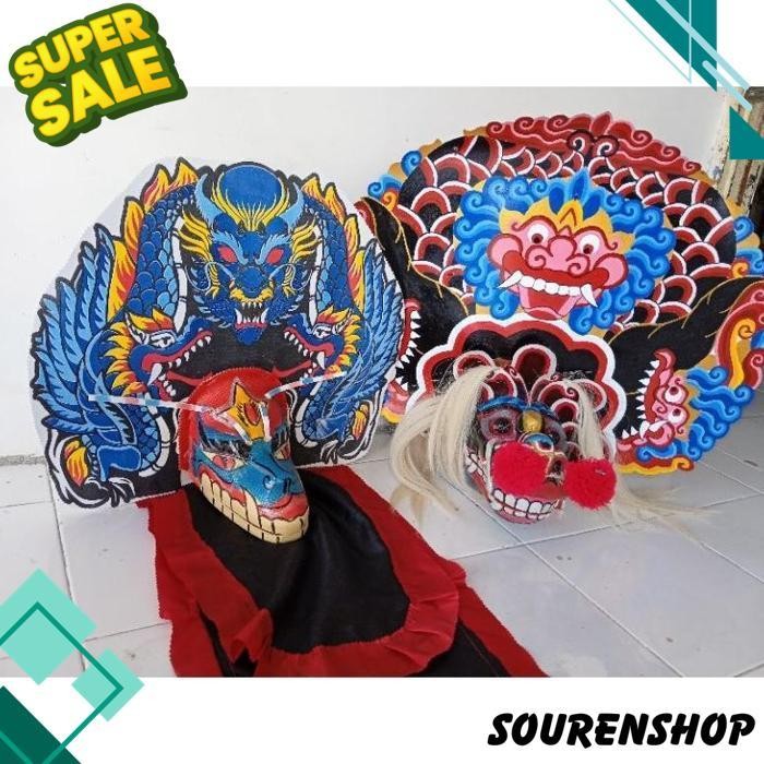 Barongan Devil/Barongan Devil Anak/Barongan Anak/Barongan Pentas Untuk Usia 2-6 Tahun Budaya