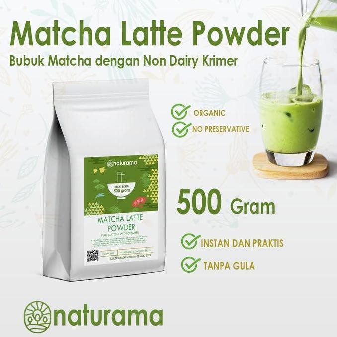 

Matcha Latte Powder - Bubuk Matcha Dengan Non Dairy Ceamer 500Gr Terlaris