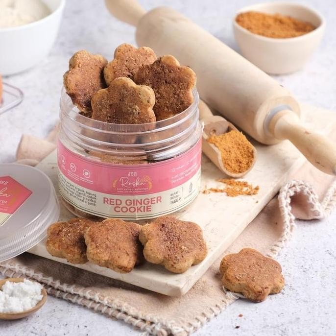 

Red Ginger Cookies - Kue Jahe Merah Tradisional Stok Terbatas