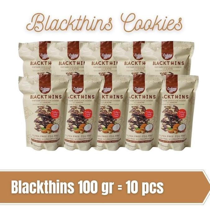 

Blackthins Cookies Ladang Lima 100gr - Paket Isi 10 Gluten Free Stok Terbatas