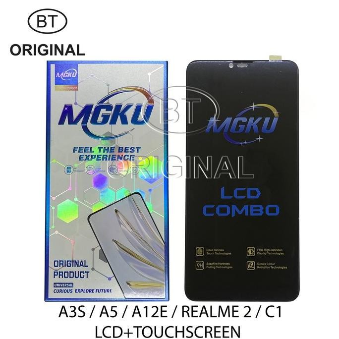 LCD OPPO A3s - A5 CPH1809 - A12E - REALME 2 - C1 - MGKU ORIGINAL MURAH