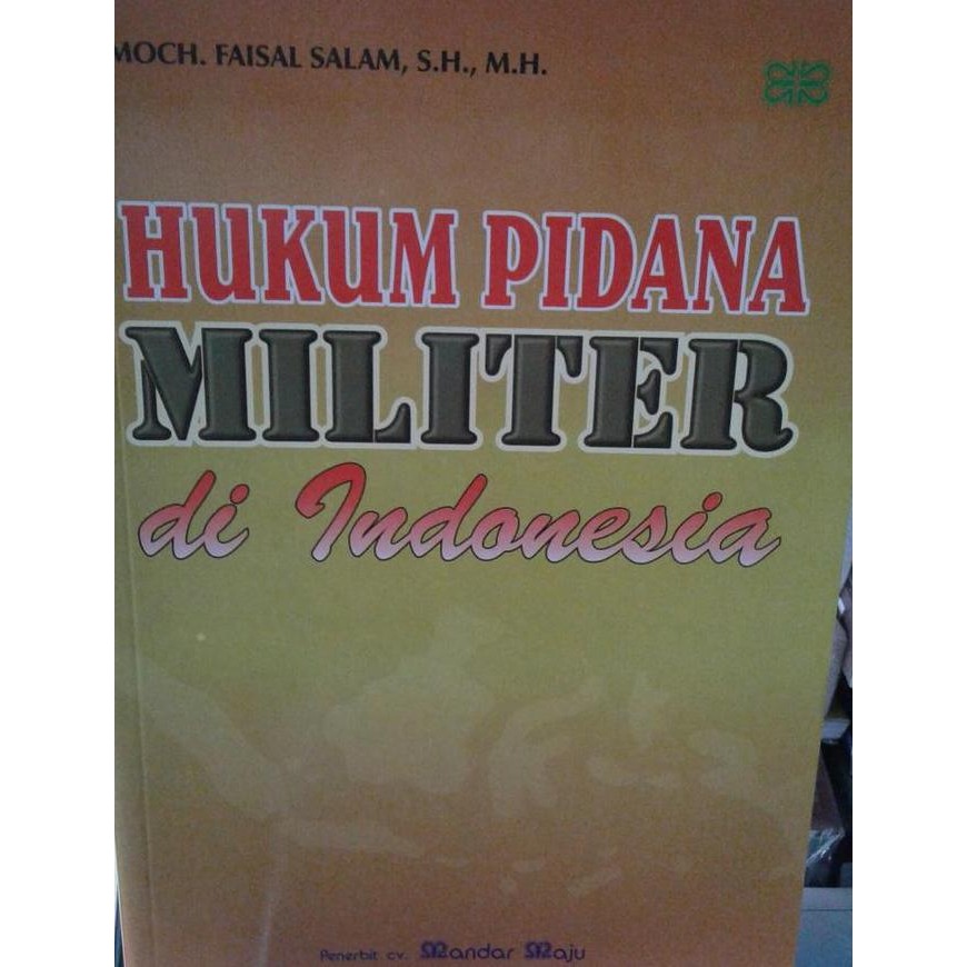 Promo Buku Hukum Pidana Militer Di Indonesia Ready