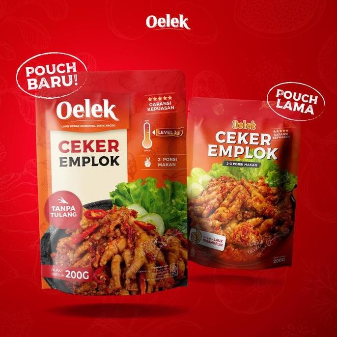 

[Dapat 6 Pcs] Oelek Paket Mukbang Besar 4 Lauk 200Gr (Beli 4 Dapat 6) Lengkap Oelek Semua Varian Ukuran Besar / Lauk Siap Saji Ayam Cumi Cakalang Iga Ceker Sambal Pasti Ori