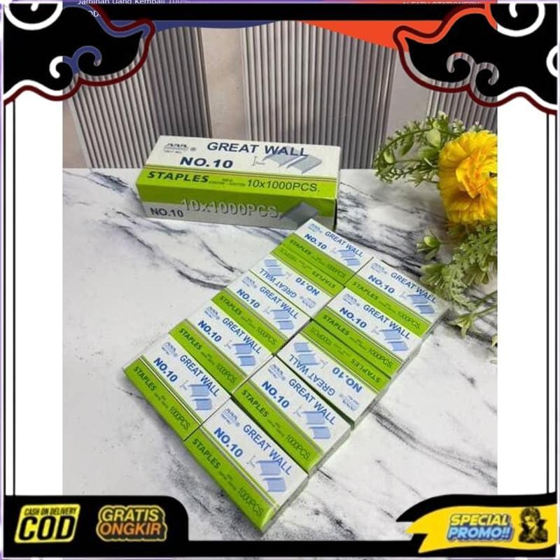 

Smile Today Isi Staples Great Wall No 10 1Pack Isi 10Pcs