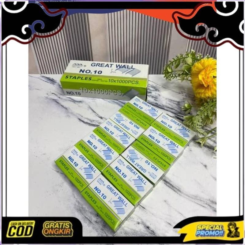 

Trending Isi Staples Great Wall No 10 1Pack Isi 10Pcs
