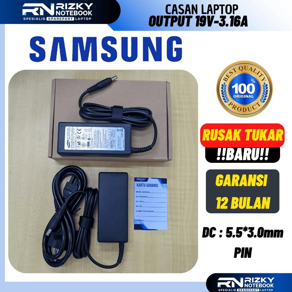 TP Adaptor Charger laptop Samsung np275e4v np300e4x np355v4x np300e4v  np270e4v Original