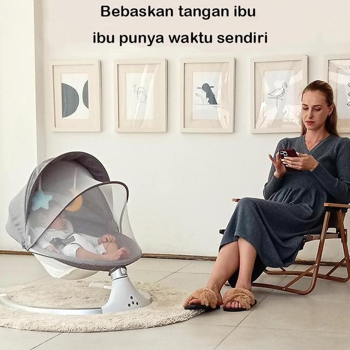 Tempat Tidur Bayi Goyang Baby Swing Tempat Tidur