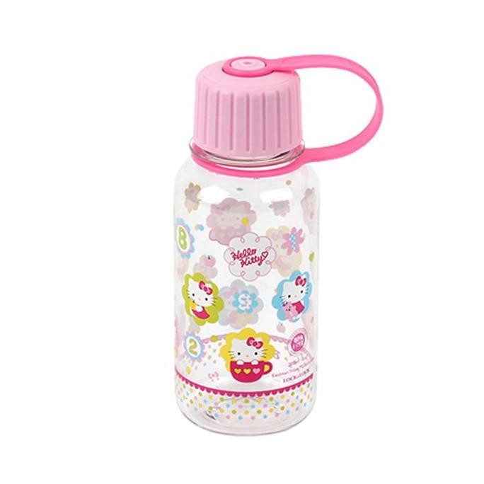 Lock N Lock Botol Minum Anak Hello Kitty Bike Pattern Aqua 260 Ml
