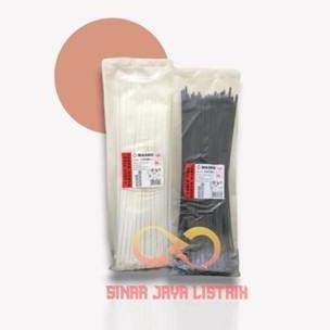 

Masko Kabel Ties 3,6 300 Mm 100 Pcs Nylon Cable Tie Sabuk Kabel 30 Cm Original