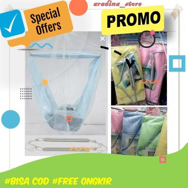 Kasur Ayunan Bayi Gantungan Tiang Kelambu Baby Gantung Bouncer Set Box