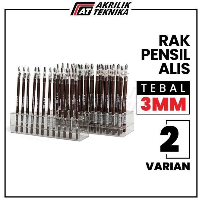 Rak Akrilik Pensil Alis / Acrylic Eyeliner Makeup / Rak Kuas Akrilik