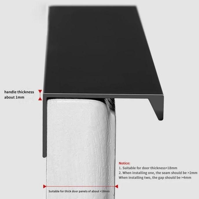 Gagang Pintu Lemari Minimalis Handle Lemari Gold Tarikan Pintu Lemari