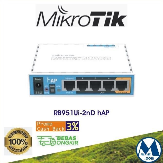 MikroTik RB 951 Ui 2nD hAP / RB951Ui-2nD hAP