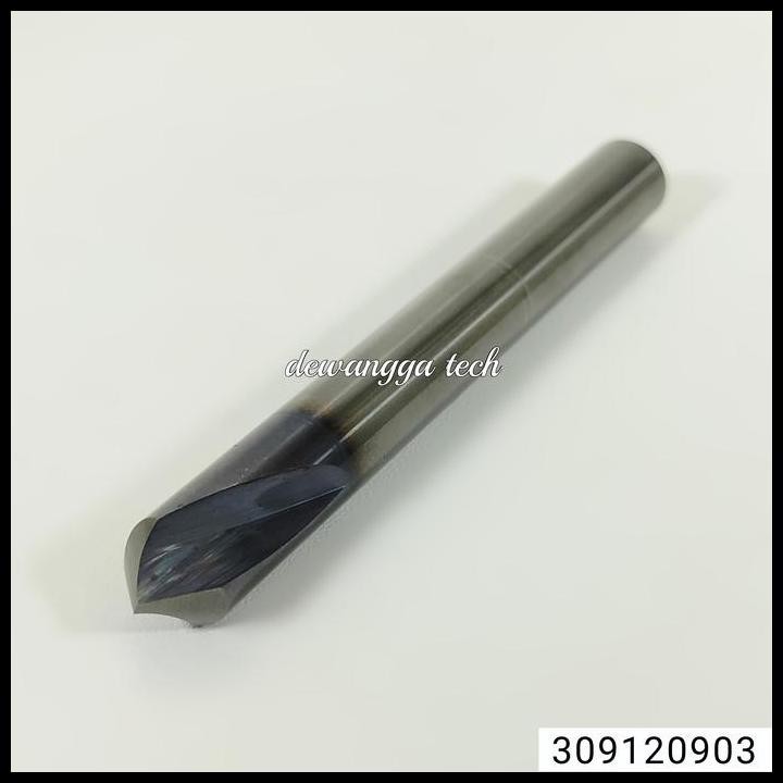 NC Drill 12mm carbide 12.0mm center 12 mm chamfer 90 derajat champer