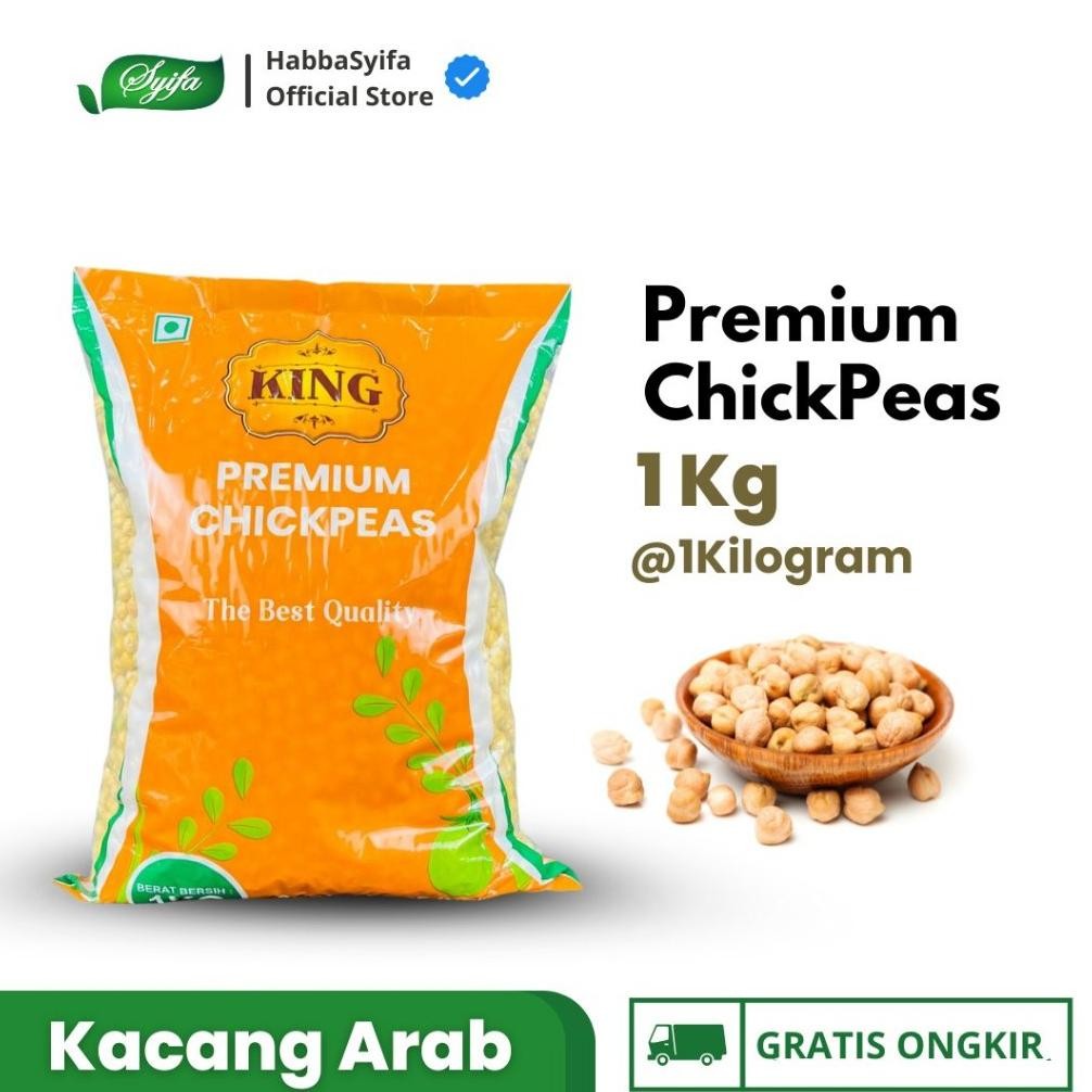 

Kacang Arab 1 Kg | King Premium Chickpeas | Oleh-Oleh Haji Dan Umroh Asli