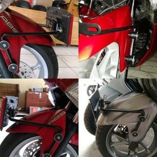 Dudukan Plat Model Premium Bumble Bee For Yamaha Nmax Promo