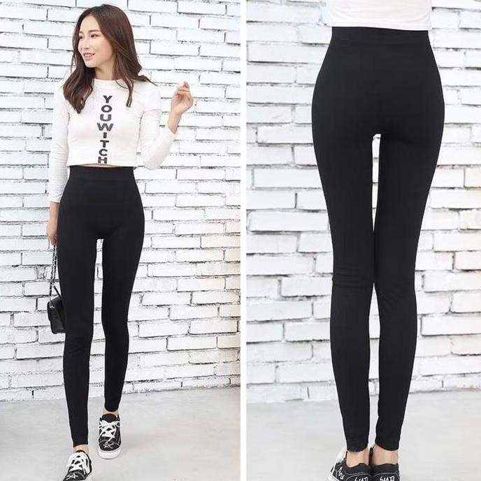 Legging hitam spandex premium /legging olahraga/legging wanita TS