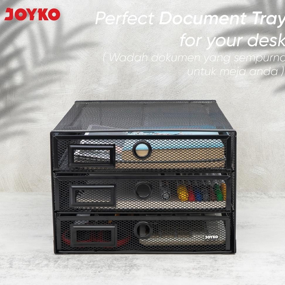 

Joyko Document Tray 3 Tier Rak Kertas Dokumen 3 Susun Wadah Dokumen Meja Dt62