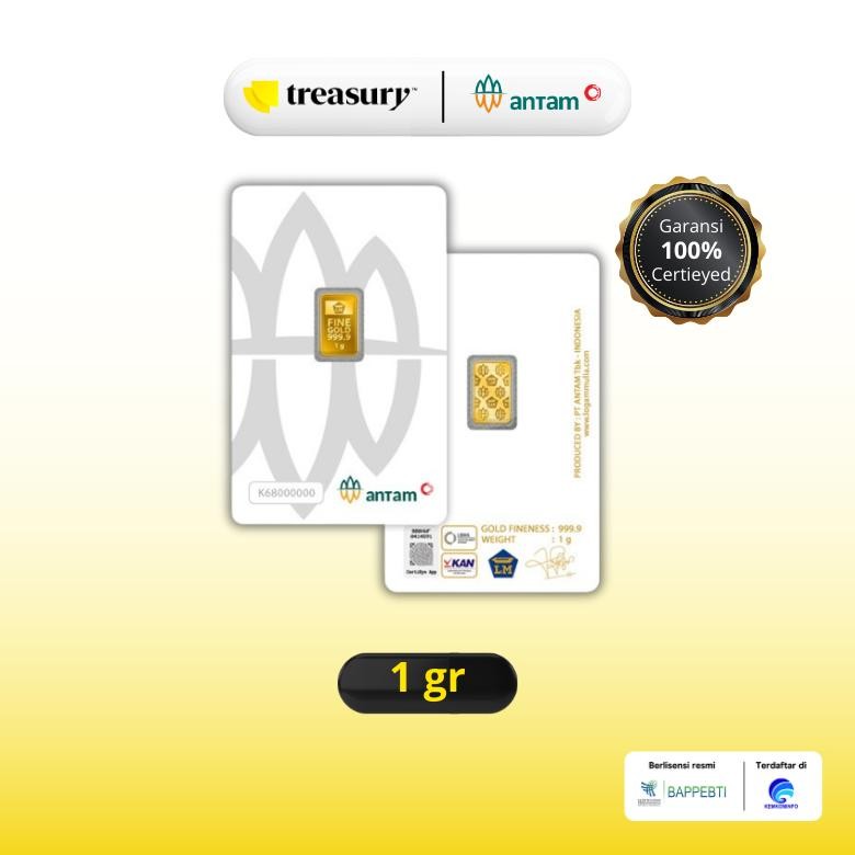 Emas Antam Logam Mulia 1 Gram Certieye