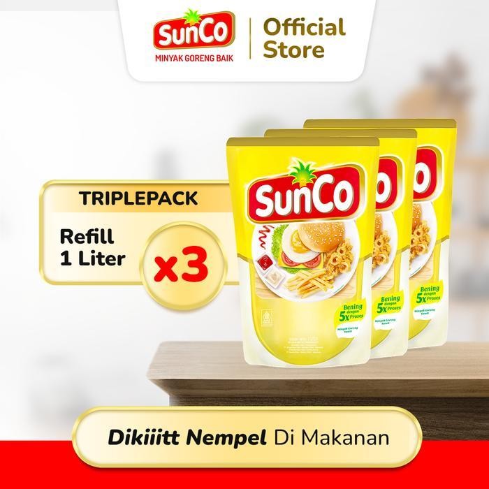 

Rps Sunco Minyak Goreng Refill 1L - Triplepack