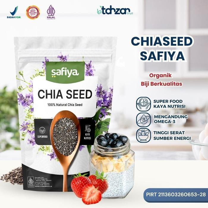 

Rps Chia Seed 250 Gr Chiaseed Safiya Organic Mexico