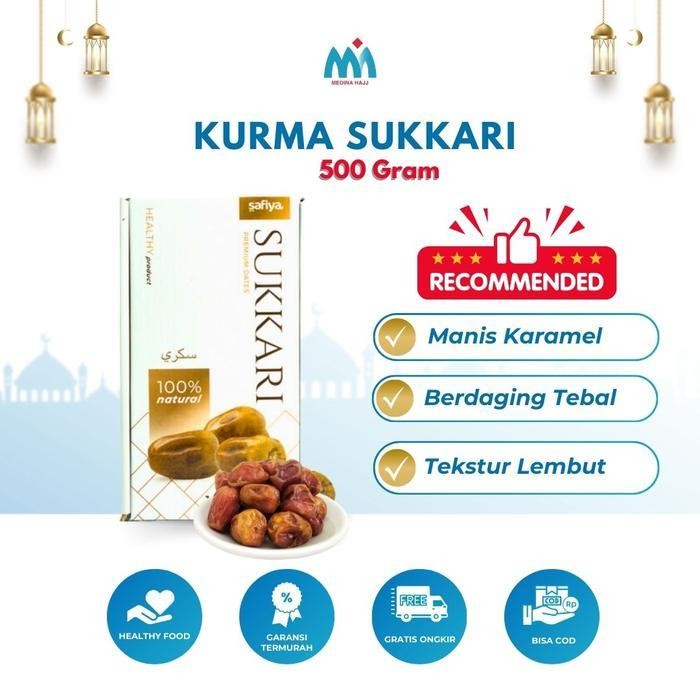 

Rps Kurma Sukari 500 Gr Safiya Kurma Raja Manis Lembut Premium