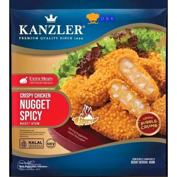 

Rps Kanzler Spicy Crispy Chicken Nugget 450Gr / Kanzler Nugget Ayam Crispy Pedas