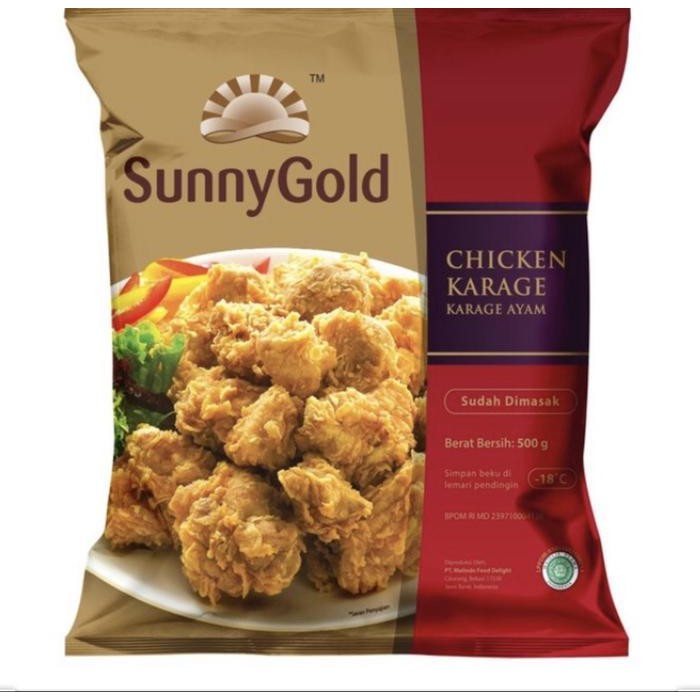 

Ff Sunny Gold Chicken Karage Ayam Ori 500Gr