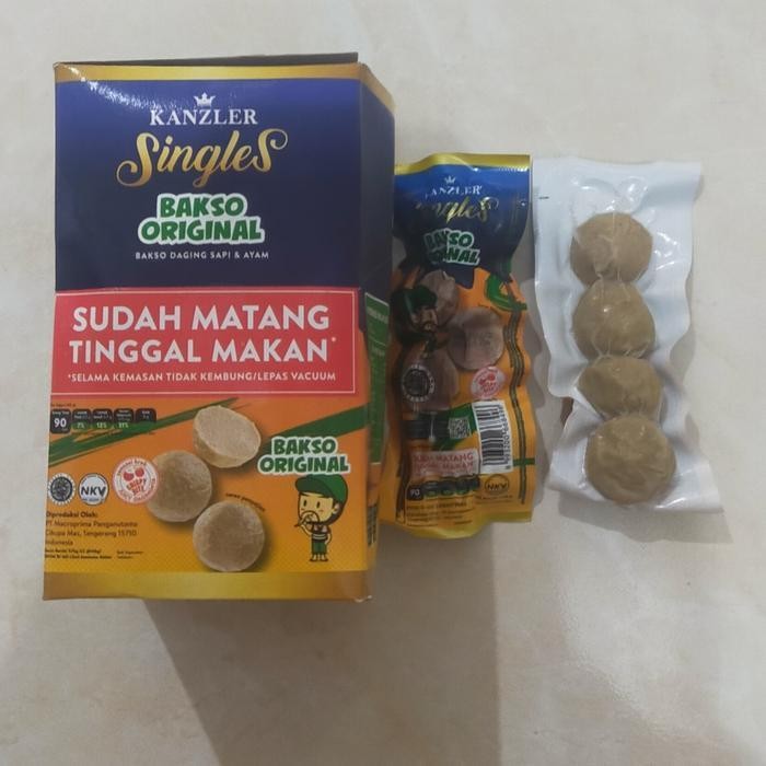 

Rps Kanzler Singles Bakso Original / Bakso Sapi Dan Ayam Original 48Gr