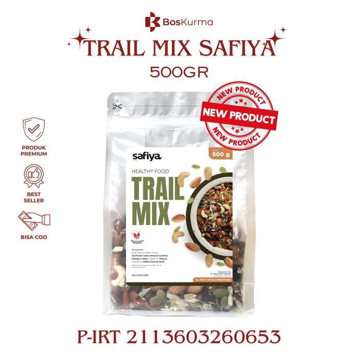 

Rps Trail Mix 500 Gram Safiya Food Granola Oatmeal Sereal - 500 Gram