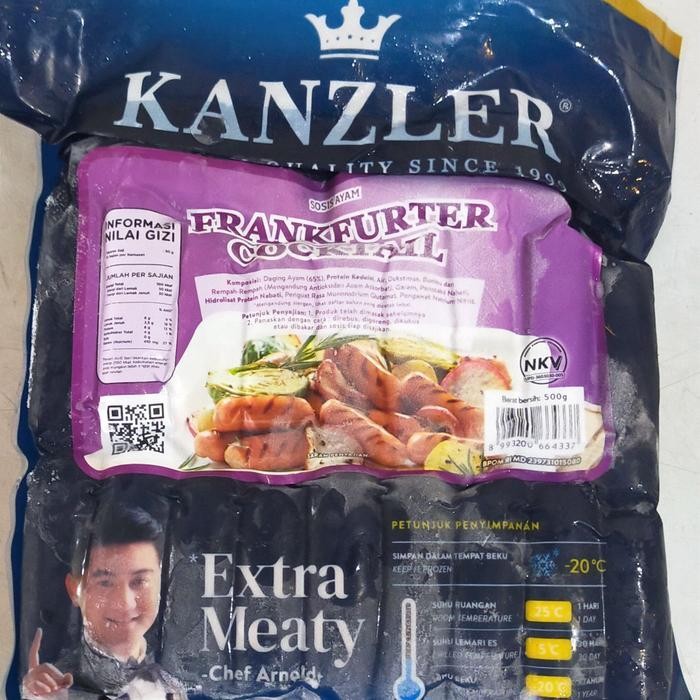 

Ff Kanzler Frankfurter Cocktail 500Gr / Kanzler Sosis Ayam
