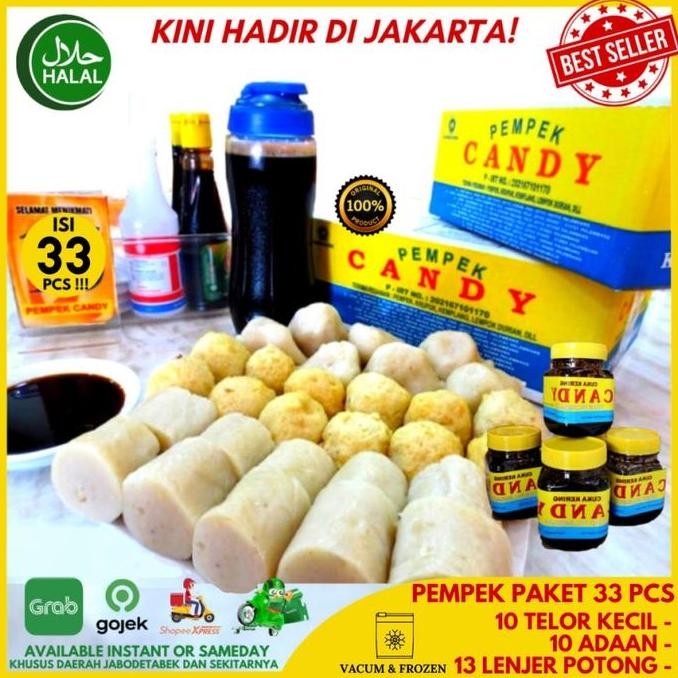 

RPS Pempek candy paket 33 pcs asli palembang frozen