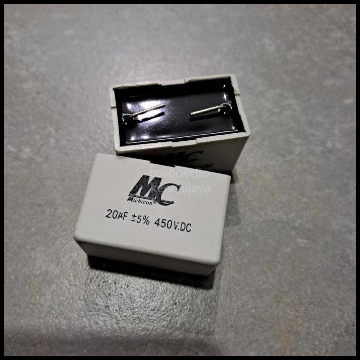Kapasitor Kawat 20uf 450 VDC