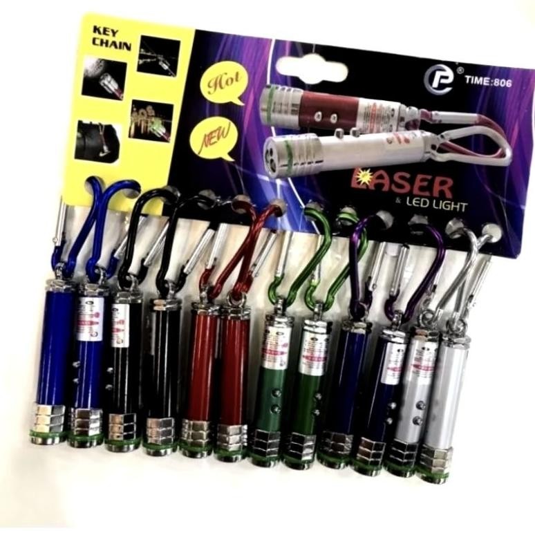 [Kecil Mainan Senter Laser Jarak Jauh Isi 12 Pcs Ew-98