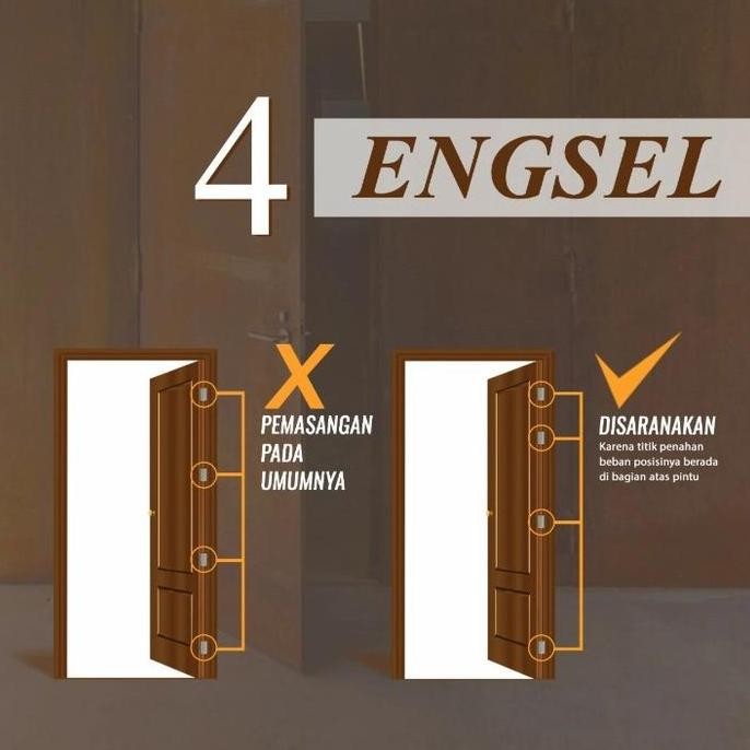 Paloma Bhp 233 Engsel Pintu 4 Inch 3Mm Engsel Jendela Matte Black Sss