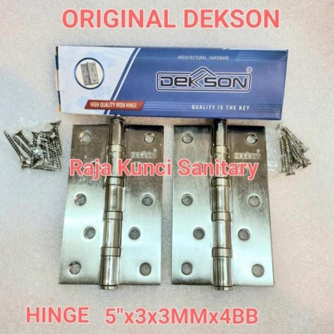 Engsel Dekson/Pintu/Iron/ 5"3"3Mmx4Bb/Engsel Dekson 5"/Inch