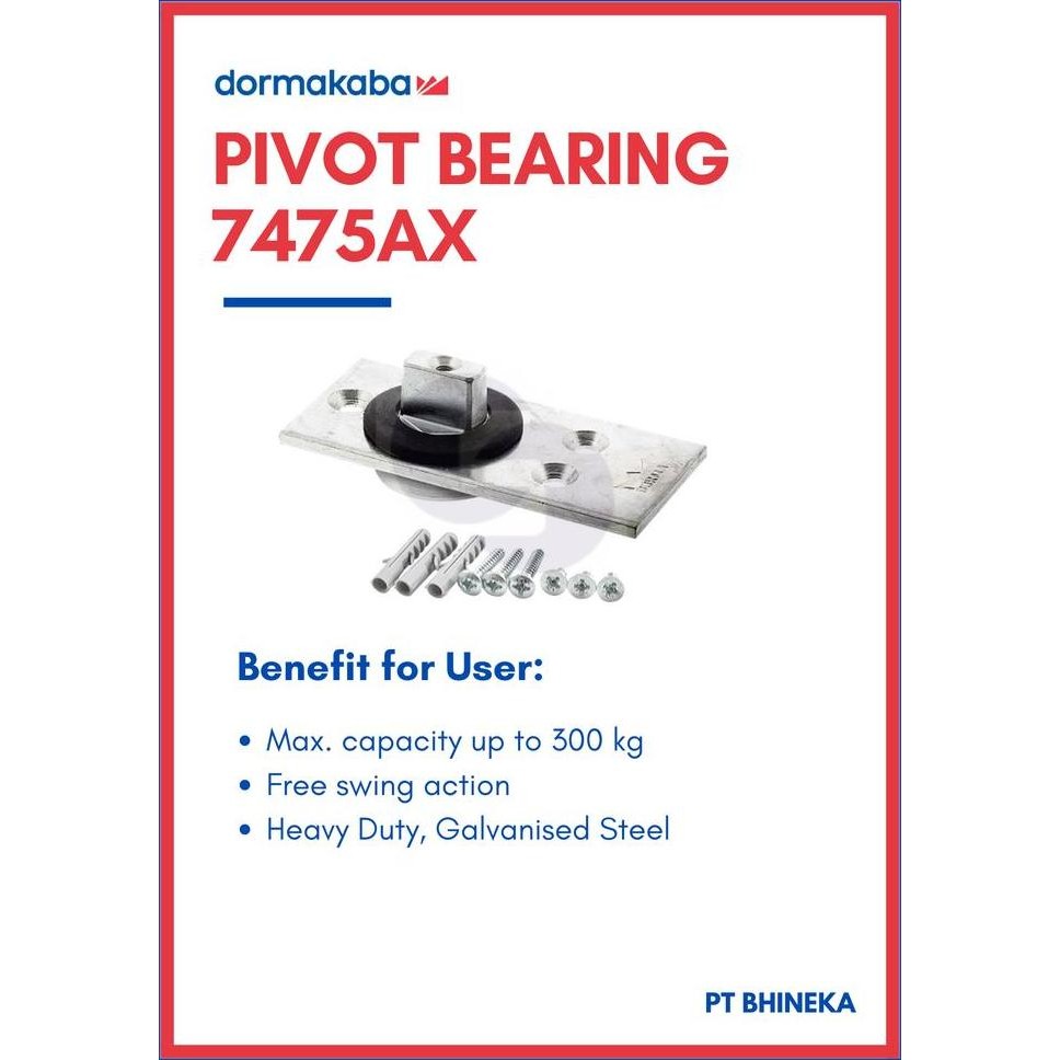 Dorma Pivot Bearing 7475Ax Dormakaba 7475 Heavy Duty