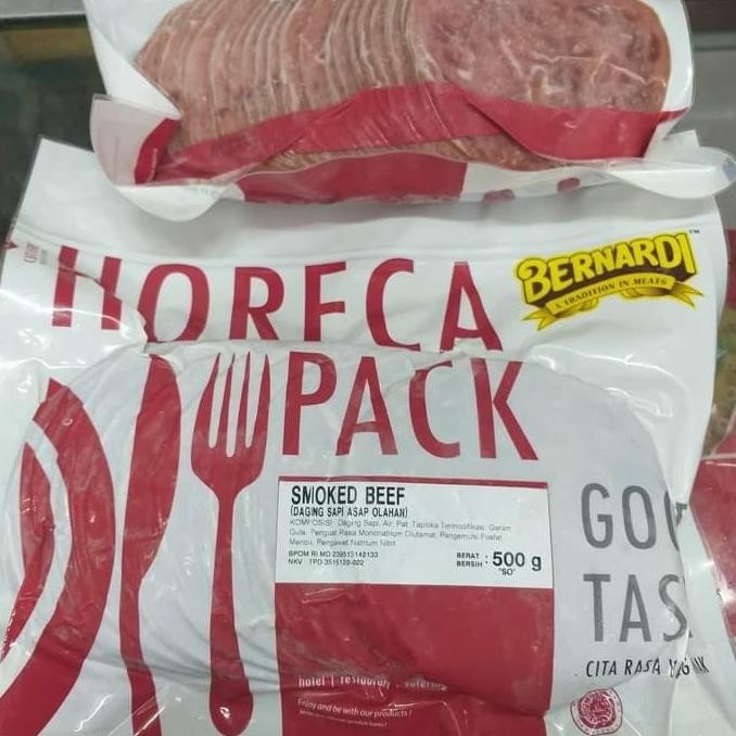 

Bernardi Smoke Beef Bulat Horeca 500Gr Premium Daging Asap Sapi Burger Terlaris