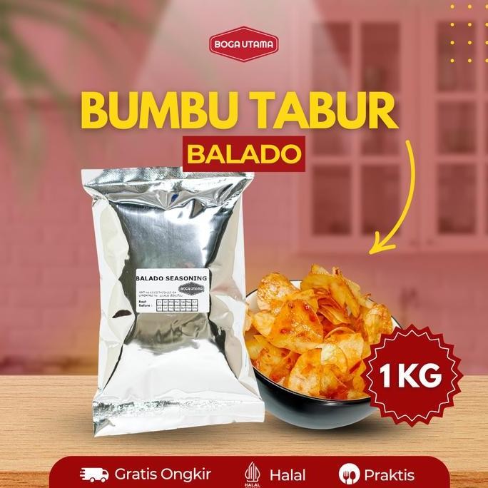Bumbu Tabur Balado 1 Kg Ayam Taiwan | Balado Seasoning Taiwan Crispy Terlaris