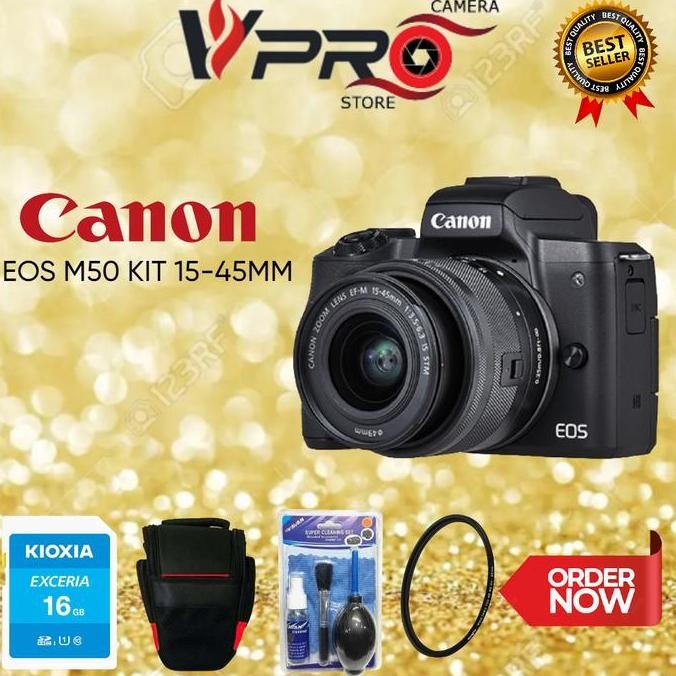 Promo CANON EOS M50 KIT 15-45MM /kamera Canon m50 COD