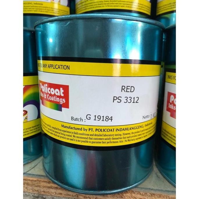 

Baru Cat Sablon Policoat Basis Minyak PS 3312