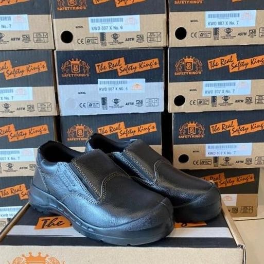 Baru Sepatu Safety King's 807X Original Steel Toe Anti Minyak