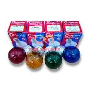 Chiyoda G-40 Lampu Dop 5 Watt Warna Merah Kuning Hijau Biru Original