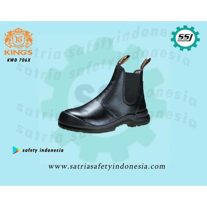 Baru Sepatu Safety Pria King's KWD 706 X - Sepatu Kerja Anti Benturan