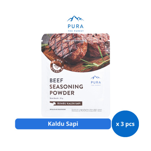 

PURA Kaldu Sapi 20gr x 3 pcs