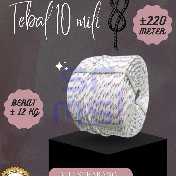 

Tali Tambang Plastik 10 Mm / Tali Tambang Ppd 10 Mm / Tambang 10 Mm Co
