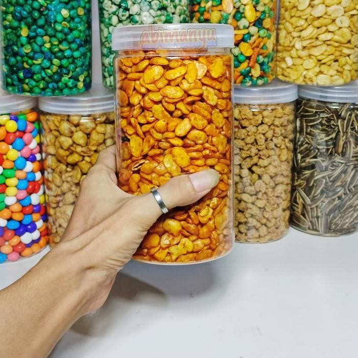

FF cemilan kacang - kue kering - kue lebaran kemasan toples 1 liter