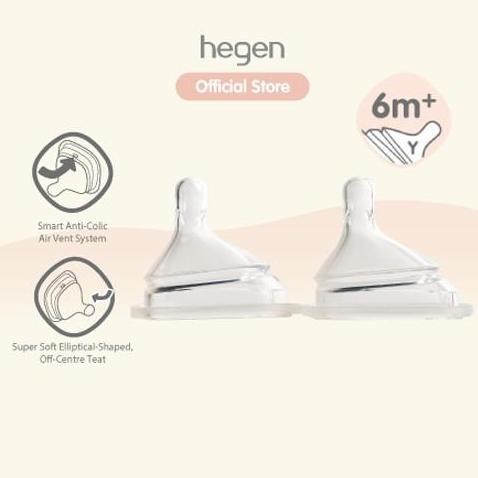 Hegen Teat Thick Feed, 2-Pack (For Thickened Liquids)